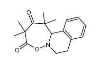 1,7,8,12b-tetrahydro-1,1,3,3-tetramethyl[1,2]oxazepino[3,2-a]isoquinoline-2,4(3H)-dione结构式