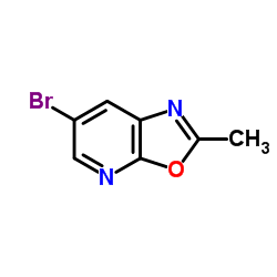 6-溴-2-甲基噁唑并[5,4-b]吡啶结构式