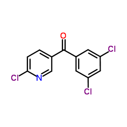 (6-Chloro-3-pyridinyl)(3,5-dichlorophenyl)methanone结构式