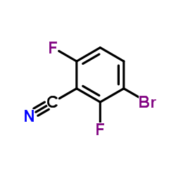 3-Bromo-2,6-difluorobenzonitrile structure