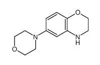 6-morpholino-3,4-dihydro-2H-benzo[b][1,4]oxazine Structure