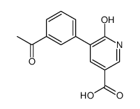 5-(3-acetylphenyl)-6-oxo-1H-pyridine-3-carboxylic acid Structure