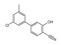 4-(3-chloro-5-methylphenyl)-2-hydroxybenzonitrile Structure