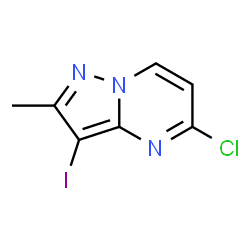 5-chloro-3-iodo-2-Methylpyrazolo[1,5-a]pyriMidine structure