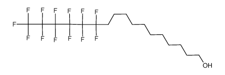 12,12,13,13,14,14,15,15,16,16,17,17,17-tridecafluoroheptadecanol Structure