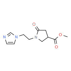 Methyl 1-[2-(1H-imidazol-1-yl)ethyl]-5-oxopyrrolidine-3-carboxylate picture