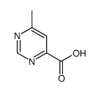 6-methylpyrimidine-4-carboxylic acid structure