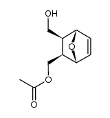 (1R,2R,3S,4S)-2-acetoxymethyl-3-hydroxymethyl-7-oxabicyclo[2.2.1]hept-5-ene Structure