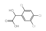 2,4,5-trichloromandelic acid结构式