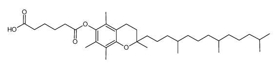 dl-α-tocopheryl adipate结构式