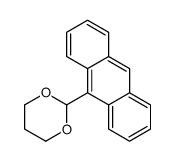 2-anthracen-9-yl-1,3-dioxane Structure