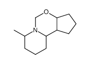 5H-Cyclopenta[e]pyrido[1,2-c][1,3]oxazine,decahydro-7-methyl-,(3a-alpha-,7-bta-,10a-bta-,10b-bta-)-(9CI)结构式