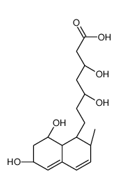 Des(2-methylbutyryl) Pravastatin Structure