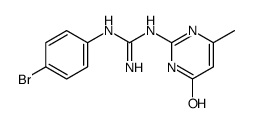 2-[3-(4-Bromophenyl)guanidino]-6-methyl-4-pyrimidinol结构式