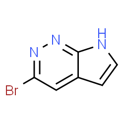 3-bromo-7H-pyrrolo[2,3-c]pyridazine structure