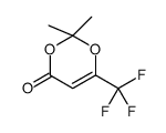 2,2-dimethyl-6-(trifluoromethyl)-1,3-dioxin-4-one Structure