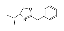 (4S)-2-benzyl-4-propan-2-yl-4,5-dihydro-1,3-oxazole Structure