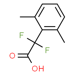 2-(2,6-二甲基苯基)-2,2-二氟乙酸结构式