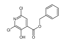 benzyl 2,6-dichloro-3-hydroxypyridine-4-carboxylate Structure