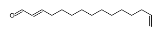 pentadeca-2,14-dienal Structure