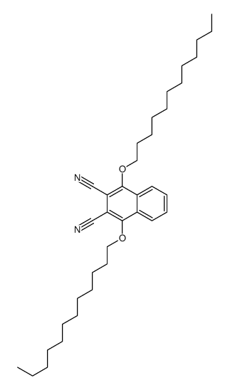 1,4-didodecoxynaphthalene-2,3-dicarbonitrile Structure