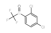 2,4-Dichlorophenyl trifluoromethyl sulphoxide Structure