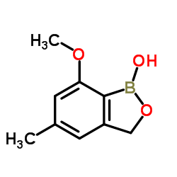 7-Methoxy-5-methyl-2,1-benzoxaborol-1(3H)-ol Structure