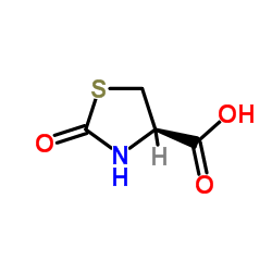 L-2-噻唑林二酮-4-甲酸结构式