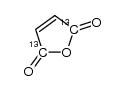 1,4-di-(13)C-anhydride maleic acid Structure