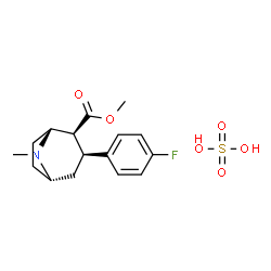 (1R,2S,3S,5S)-3-(4-氟苯基)-8-甲基-8-氮杂二环[3.2.1]辛烷-2-羧酸甲酯硫酸盐图片