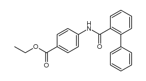 ethyl 4-(2-phenylbenzoyl)aminobenzoate Structure