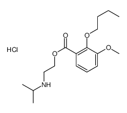 2-(2-butoxy-3-methoxybenzoyl)oxyethyl-propan-2-ylazanium,chloride结构式