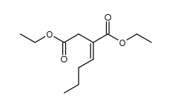 2-Butyliden-bernsteinsaeure-diethylester Structure