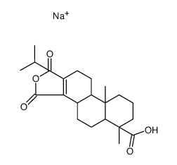 sodium dihydrogen 2,3,4,4a,4b,5,6,7,8,8a,9,10-dodecahydro-12-isopropyl-4b,8-dimethyl-1H-3,10a-ethenophenanthrene-1,2,8-tricarboxylate 1,2-anhydride Structure