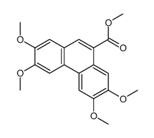 methyl 2,3,6,7-tetramethoxyphenanthrene-9-carboxylate Structure