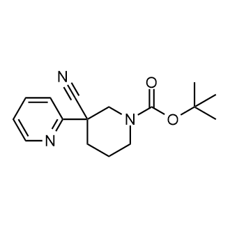 3-氰基-3-(吡啶-2-基)哌啶-1-羧酸叔丁酯图片