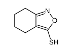 2,1-Benzisoxazole-3-thiol,4,5,6,7-tetrahydro-(8CI) Structure