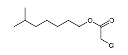 Chloroacetic acid 6-methylheptyl ester structure