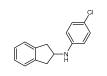 N-(4-chlorophenyl)-2,3-dihydro-1H-inden-2-amine Structure