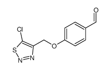 4-[(5-CHLORO-1,2,3-THIADIAZOL-4-YL)METHOXY]BENZENECARBALDEHYDE Structure