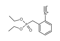 Diethyl [(2-isocyanophenyl)methyl]phosphonate Structure