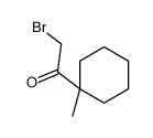 2-bromo-1-(1-methylcyclohexyl)ethanone Structure