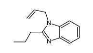 (9ci)-1-(2-丙烯基)-2-丙基-1H-苯并咪唑结构式