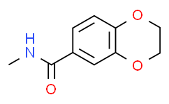 N-Methyl-2,3-dihydro-1,4-benzodioxine-6-carboxamide结构式