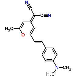 4-(二氰基亚甲基)-2-甲基-6-(4-二甲基氨基苯乙烯基)-4H-吡喃结构式