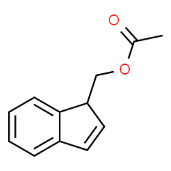 1H-Indene-1-methanol acetate结构式