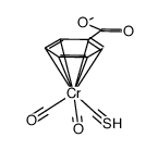 (η-PhCO2Me)Cr(CO)2(CS) Structure