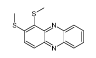 1,2-bis(methylsulfanyl)phenazine Structure