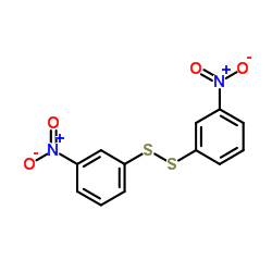 3,3'-二硝基二苯二硫醚结构式