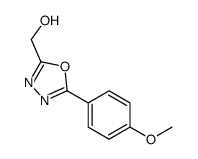 [5-(4-methoxyphenyl)-1,3,4-oxadiazol-2-yl]methanol结构式